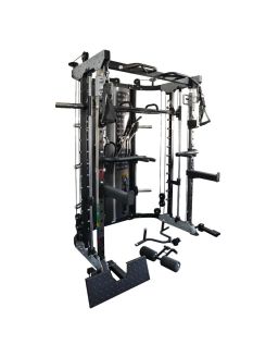 G12™ All-In-One Trainer - Functional Trainer (2 x 90.5 kg), Smith Machine, Power Rack and Leg Press